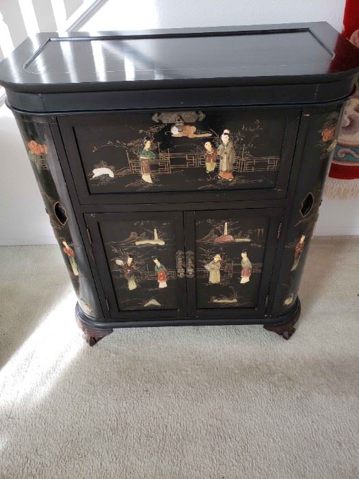 Asian Bar Cabinet