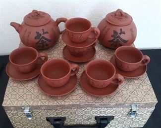 Vintage Mixing Zischa Teapot teacup Set