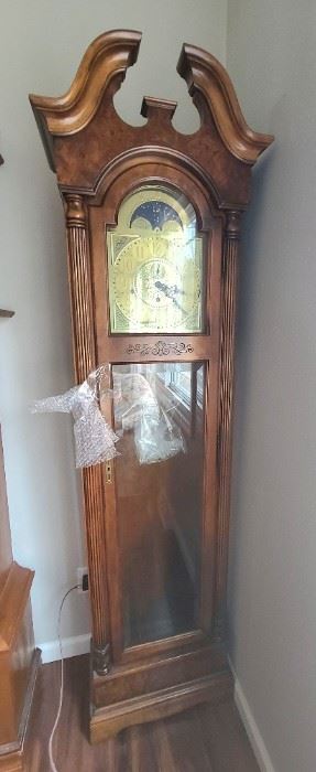 1 of 2 Howard Miller Grandfather Clock