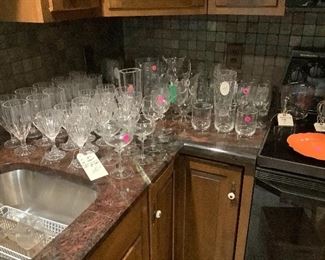 MORE GLASS AND STEMWARE