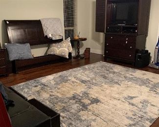 Queen Bed $145 
Rug $80 
Armoire $95 
Bose sub and 2 spkrs $145 