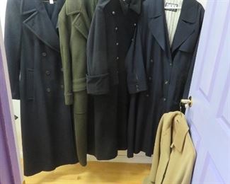 Wool coats includes Hugo Boss; Ter et Bantine; Italian makers