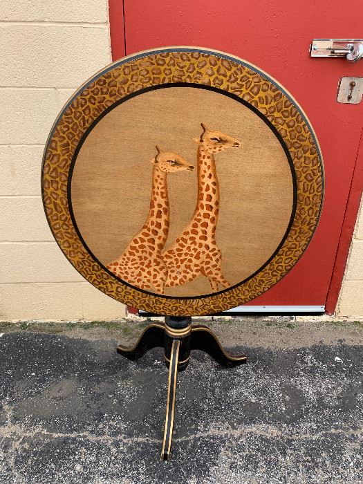 1Giraffe Drop Leaf Table