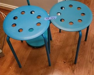 Teal Stools- two for $25
