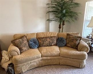 kidney shaped sofa - excellent condition
