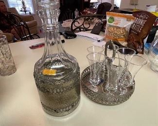 silverplated bar ware