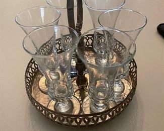 silver plated barware