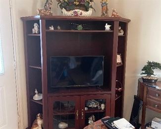 Corner cabinet TV cabinet. TV Sold