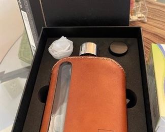 Leather flask