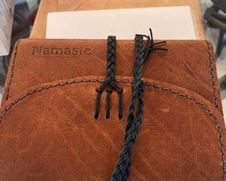 Leather notebook