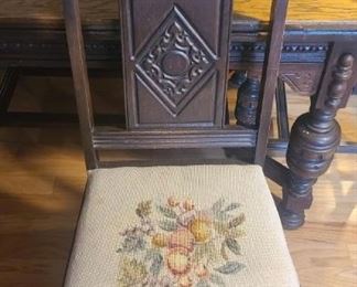 Embroidery Needlepoint Chairs