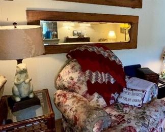 Floral Print Chairs with Chair Covers