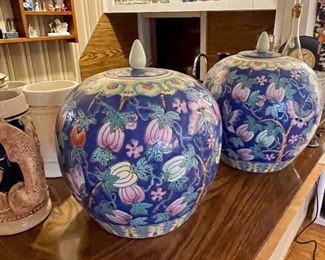 Blue Ginger Jars