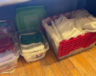 Linens Napkins, Placemats, Doilies, And more