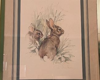 Paul Whitney Hunter Rabbit Print