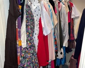Huge closet Full of Vintage clothes