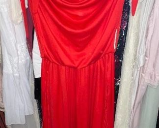 Saturday Night Fever Style Red Dress