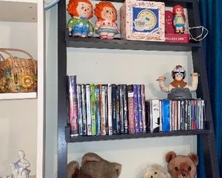 Raggedy Ann and Andy Collectibles, Pocket Dolls, DVDs