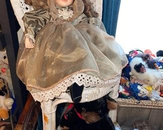 Porcelain Doll, Doll Chair