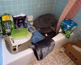 Shower Seat, Bed Pillows