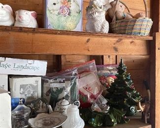 Fitz Floyd Bunnies, Dept 56 Buildings