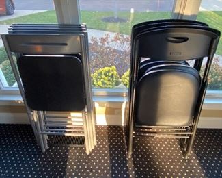 Two Sets of Folding Chairs
