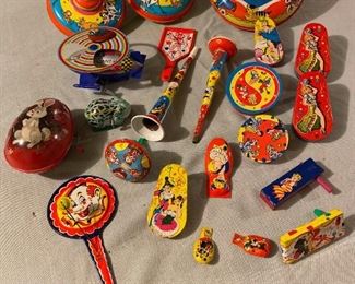 Metal Tops and Noise Makers