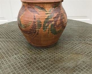 LARGE HAND MADE POTTERY PLANTER