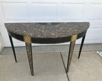 ART DECO TABLE MARLE TOP