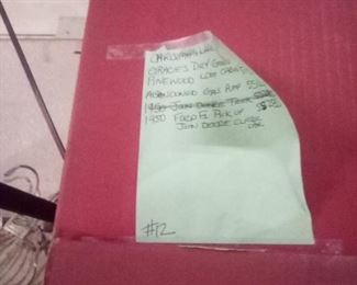 Just some of the Dept 56 in boxes we will be happy to show you . . . 