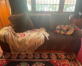 This beautiful and comfortable sofa was designed by L.A. designer Steven Chase...