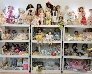 Huge Doll Collection