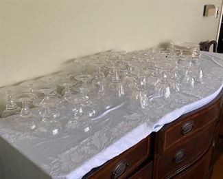 lots of beautiful glassware