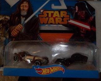 OBI Wan Kenobi & Darth Vader - Star Wars Hot Wheels