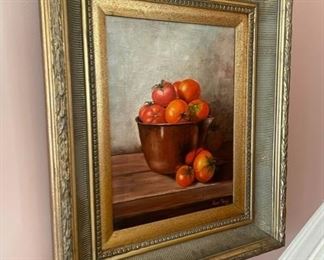 ART FRUIT 24 X 19 FRAME  15 X 11 - ART                                       
                                                                                            
 CONDITION: Art has been very well cared for and is in good condition.   Please refer to photos for a more detailed look at condition.  We make every attempt to list and photograph any defects or signs of wear that are significant to this sale. 
LOCAL PICK UP ALEXANDRIA, VA.  BUYER IS RESPONSIBLE FOR ANY NECESSARY DISASSEMBLY AND ALL COSTS ASSOCIATED WITH SHIPPING OR PICK UP.