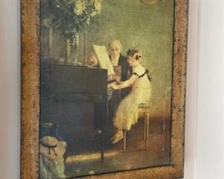 ART PIANO LESSON 21 X 27