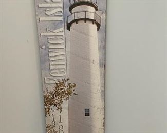 FENWICK ISLAND / LEWES LIGHT HOUSES 30X 9.5