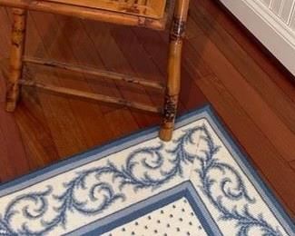 $250      LARGE COURISTAN KINSALE RUG WITH A DRESDEN BLUE BORDER 9 X 14 

The visual interest of Legacy, can easily be adaptable to “informal” casual settings to sophisticated “formal” settings. Each pattern in this 100% pure Wilton loop pile collection incorporates the very best in today’s fashion and color. Embellished in a full range of warm colors and available in five patterns, 
DETAILS + DIMENSIONS:
9 x 14 inches
FIELD: 0695/0008 KINSALE CREAM FIELD
BORDER: 0691/0008 LISMORE/ DRESDEN BLUE 
CONDITION: Rug has been very well cared for and is in good condition.  No stains, pulls or fading.  Please refer to photos for a more detailed look at condition.  We make every attempt to list and photograph any defects or signs of wear that are significant to this sale. 
LOCAL PICK UP ALEXANDRIA, VA.  BUYER IS RESPONSIBLE FOR ANY NECESSARY DISASSEMBLY AND ALL COSTS ASSOCIATED WITH SHIPPING OR PICK UP.