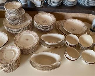 Large set of china by Syracuse.