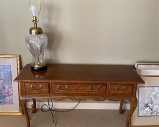 Three-drawer chest/table by Thomasville.