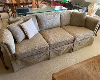 Upholstered couch in very good condition.