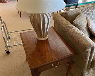 One of two matching accent/side tables by Pennsylvania House.
