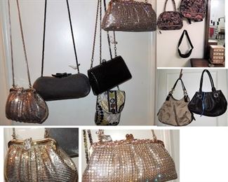 Handbags and purses! Everyday Coach and Vera Bradley.  Beautiful sparkly evening bags