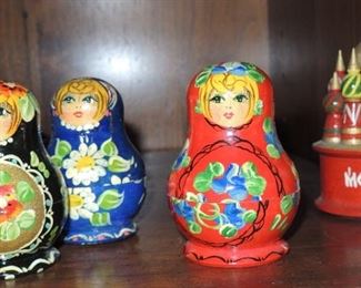 Russian stacking nesting dolls