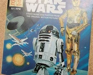 Star Wars Read along book and record