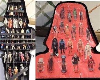 Star Wars Darth Vader Action Carry Case full of action figures