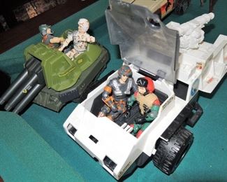 GI Joe Action figures and vehicles 1980