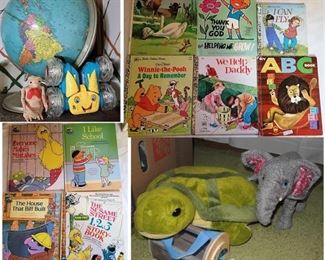 Children's books and Plush animals