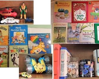 Children's books and Plush animals
