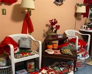 Midcentury Furniture + Holiday Decor